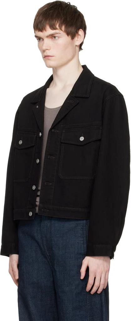 Lemaire Black Trucker Denim Jacket 4