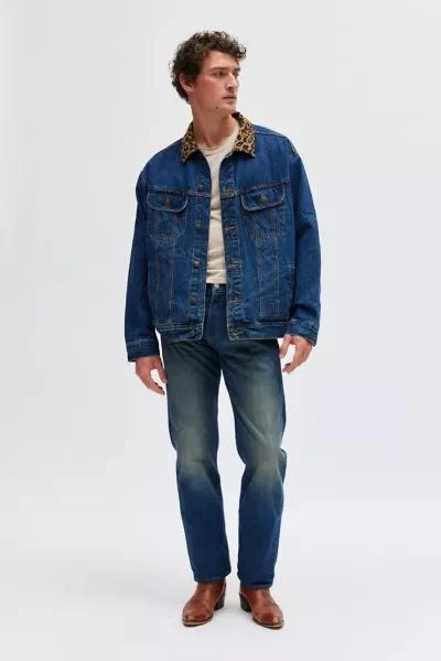Urban Renewal Urban Renewal Remade Leopard Collar Denim Jacket 1