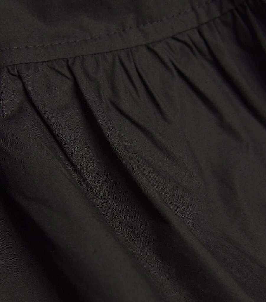 Ganni Cotton Tie-Front Dress 5