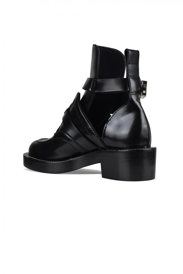 Balenciaga Women's luxury ankle boots black balenciaga ceinture flat boots 4