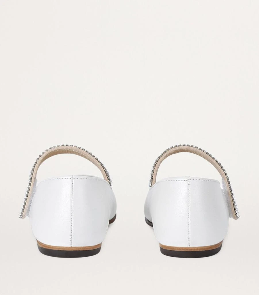 Babywalker Leather Embellished Ballet Flats 2