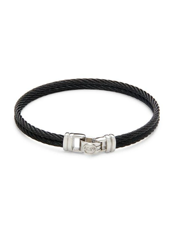 ALOR Two Tone Multi Strand Bracelet 3