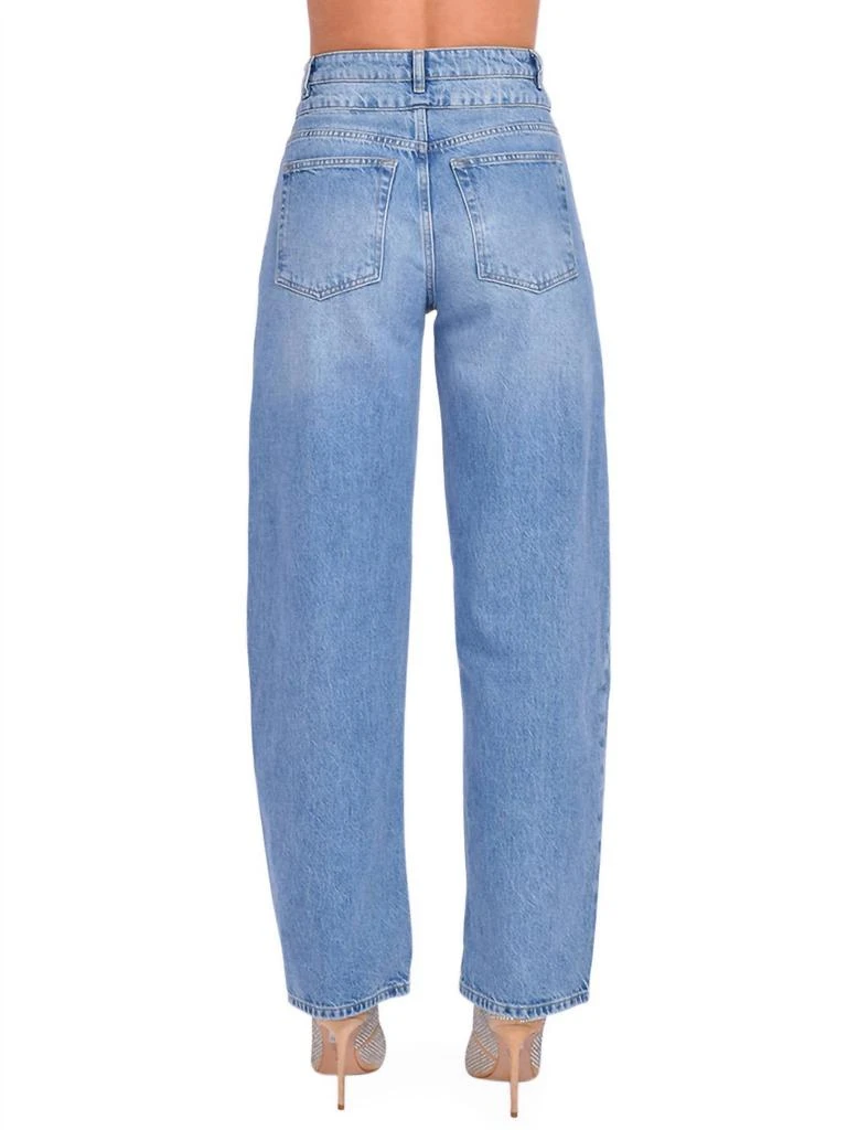 FRAME Double High Waist Band Barrel Jeans In Weston 3