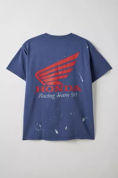 Urban Outfitters Honda Racing Team 98 Paint Splatter Graphic Tee
