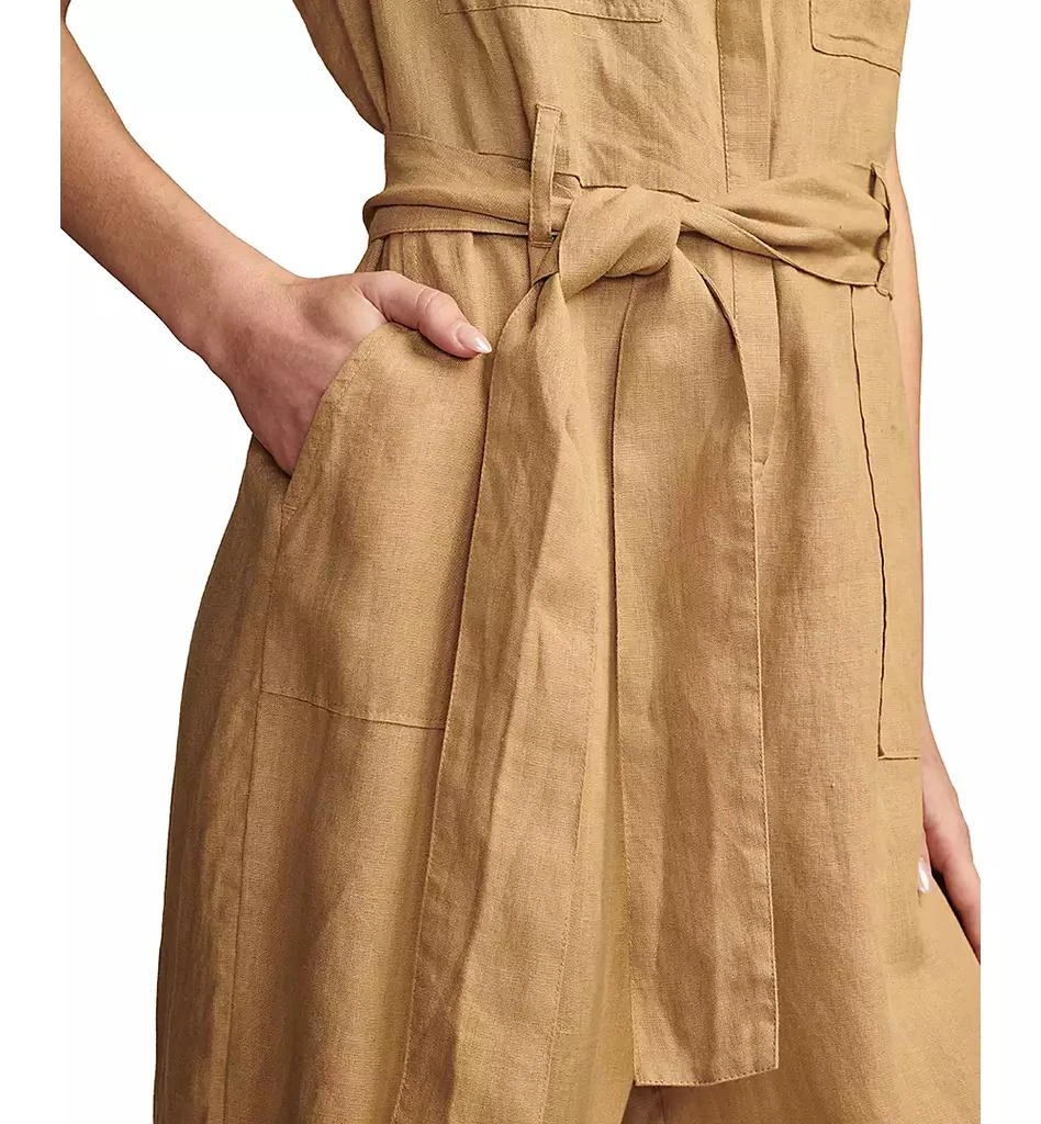 Lucky Brand Women's Modern Utility Linen Jumpsuit 4