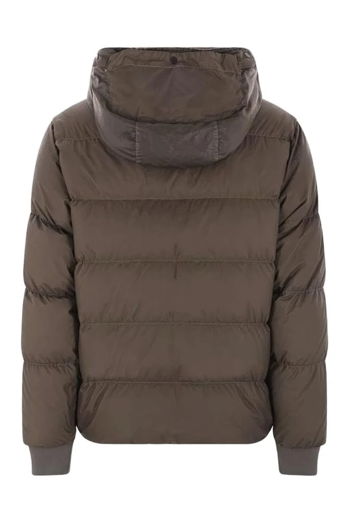 C.P. Company Boxy Cropped Padded Jacket with Horizontal Quilting 2