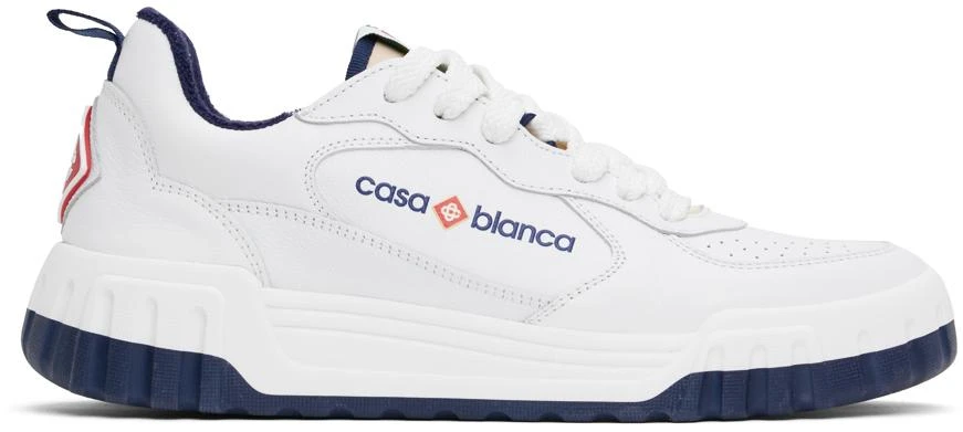 Casablanca White 'The Court' Sneakers 1