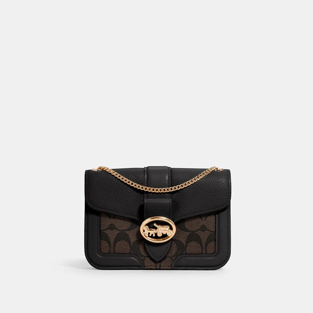 Coach Coach Outlet Georgie Crossbody In Signature Canvas 6