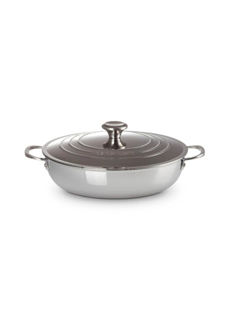 Le Creuset Signature 3-ply stainless steel shallow casserole 30cm 4.8l 1