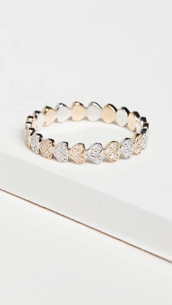 Sydney Evan Tiny Heart Eternity Ring 1