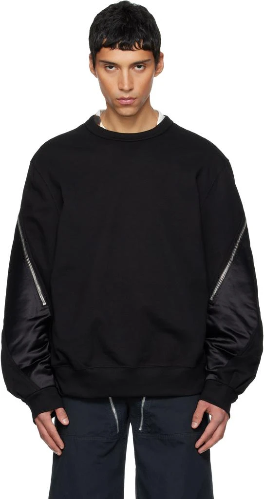 Dries Van Noten Black Contrast Sweatshirt 1