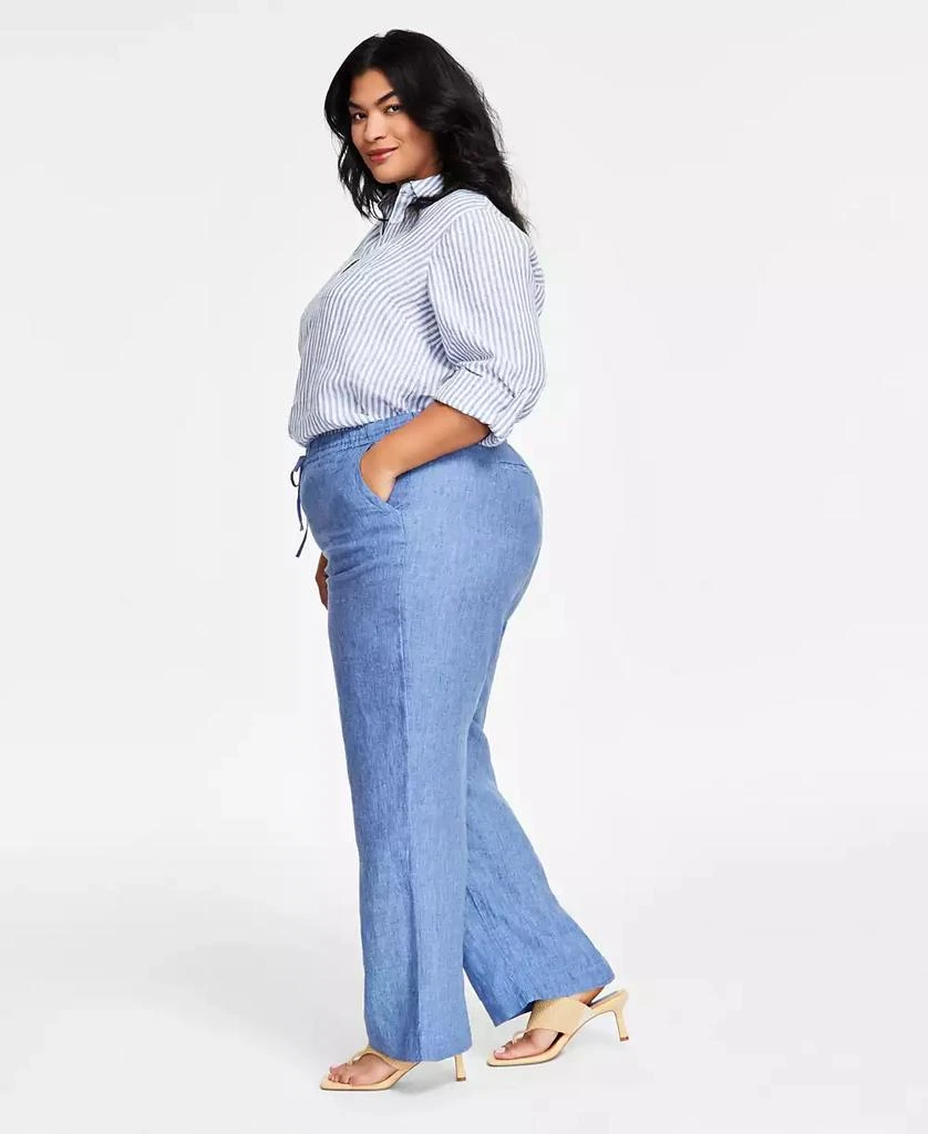 Charter Club Plus Size 100% Linen Pants, Created for Macy's 3