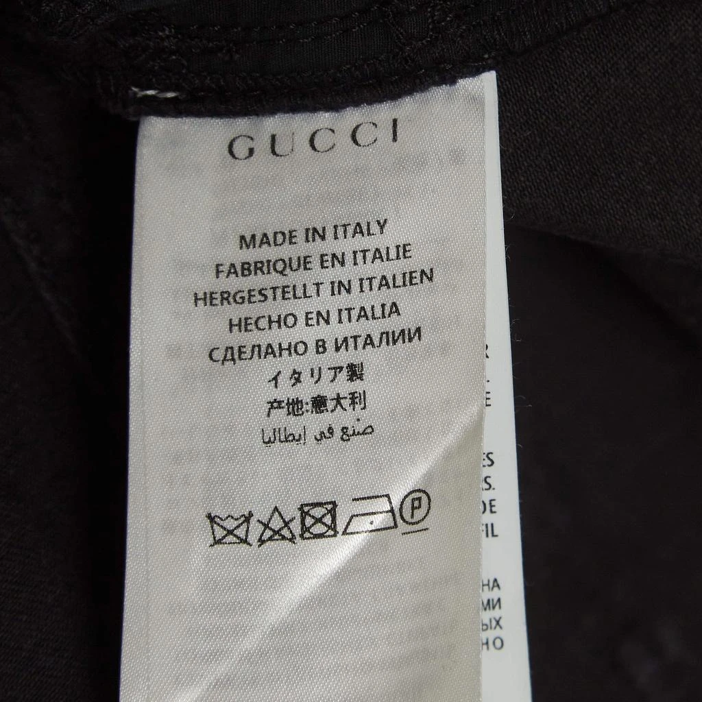 Gucci Gucci Black Snake Embroidered Denim Skinny Fit Jeans M Waist 28" 5