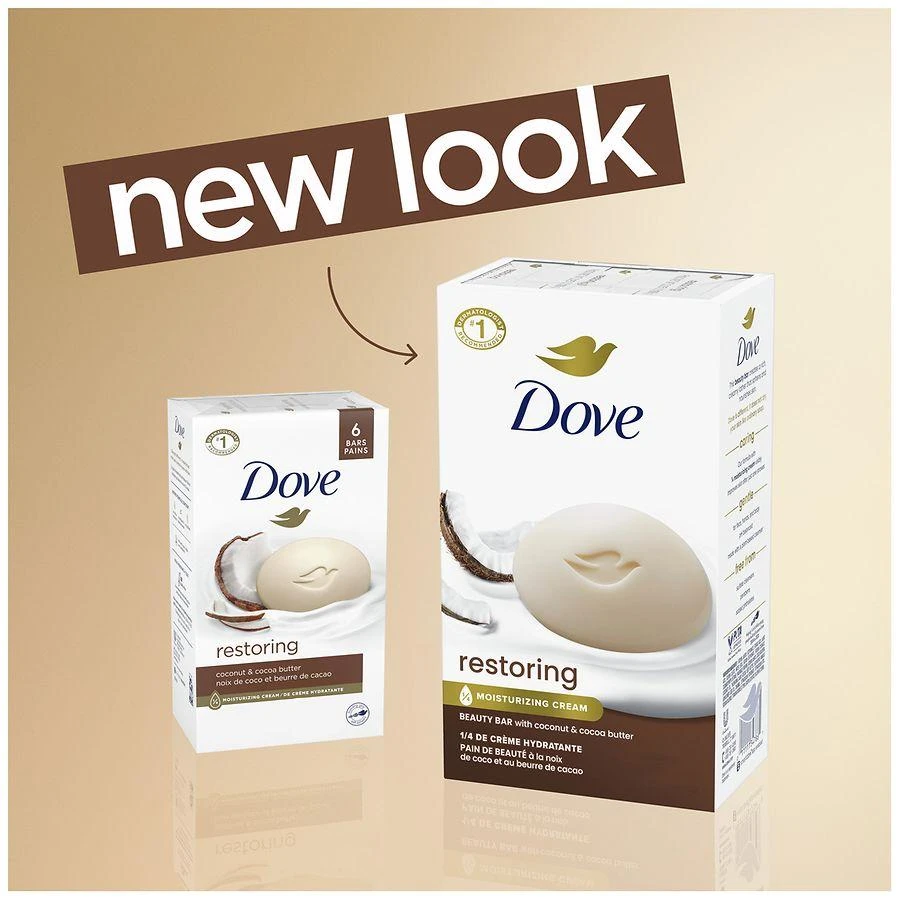 Dove Beauty Bar Soap Restoring Coconut & Cocoa Butter 10