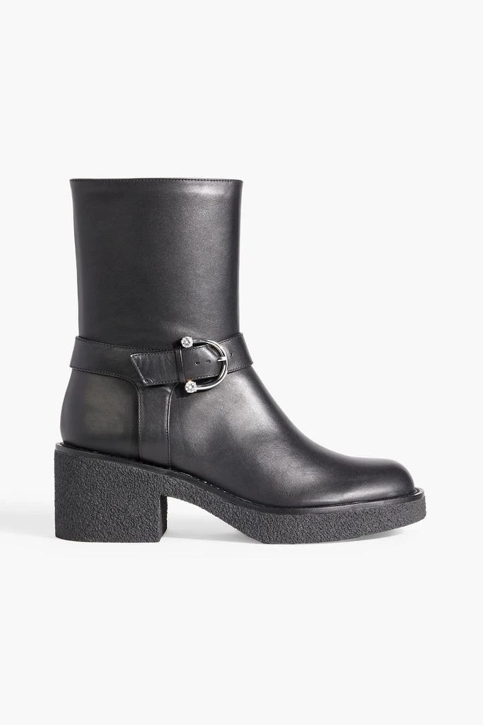 Stuart Weitzman Mountain Buckle leather ankle boots 1