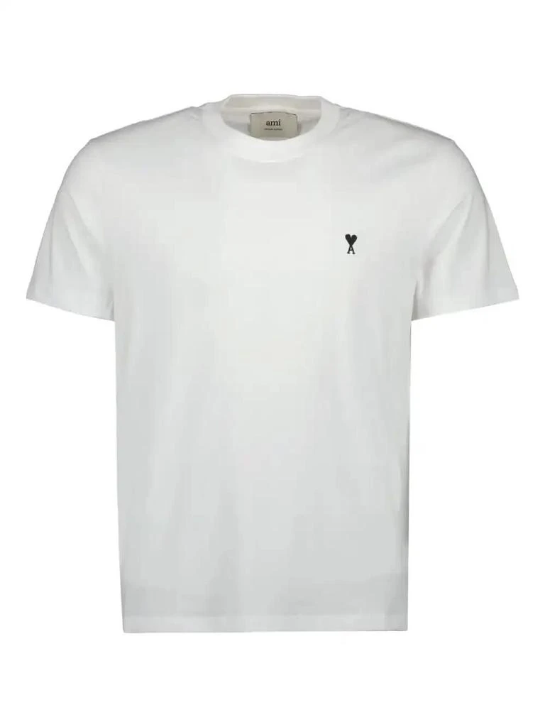 AMI Classic White Crew Neck T-Shirt 5