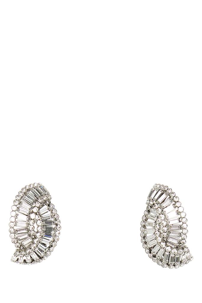 Alessandra Rich Embellished Metal Earrings