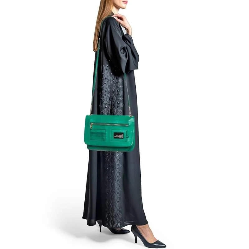 Dolce & Gabbana D&G Green Leather Ania Shoulder Bag 2