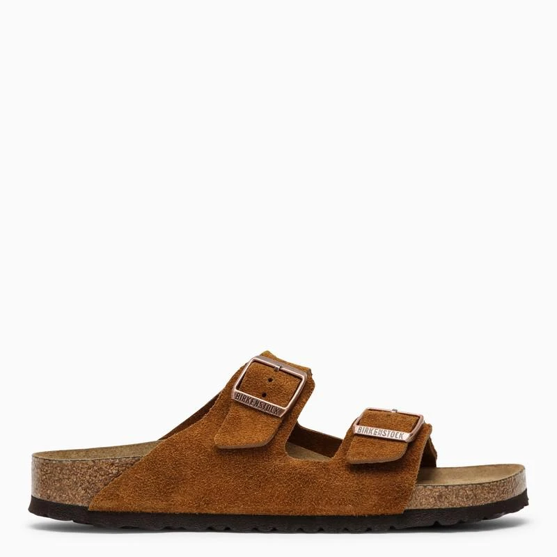 Birkenstock Mink suede Arizona slide 1