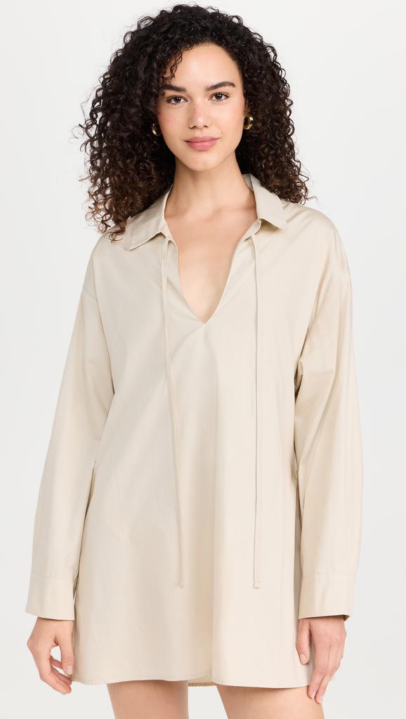 Enza Costa Poplin Caftan