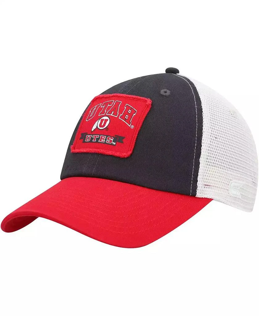 Colosseum Men's Charcoal Utah Utes Objection Snapback Hat 1