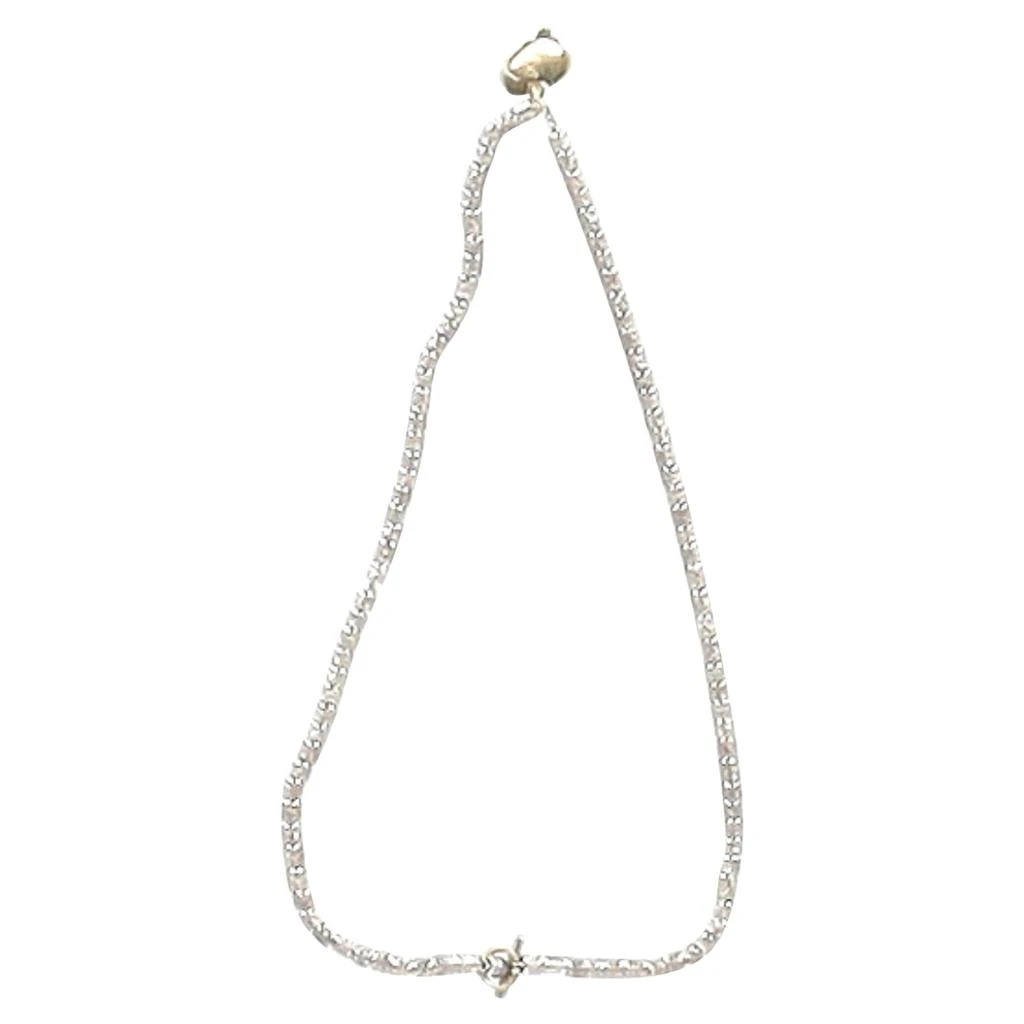 Pomellato Dodo  Bird Charm Granelli Necklace in Silver and Gold Metal 3