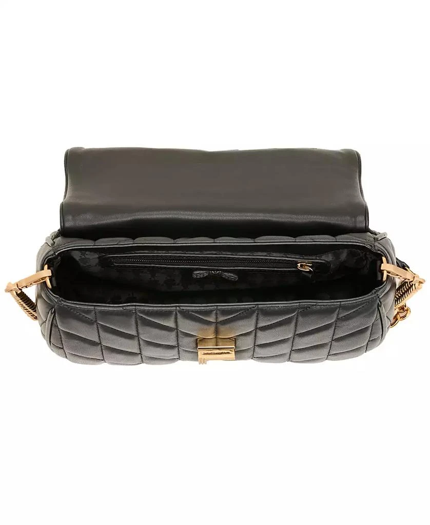 Karl Lagerfeld Paris Lafayette Small Leather Satchel 4