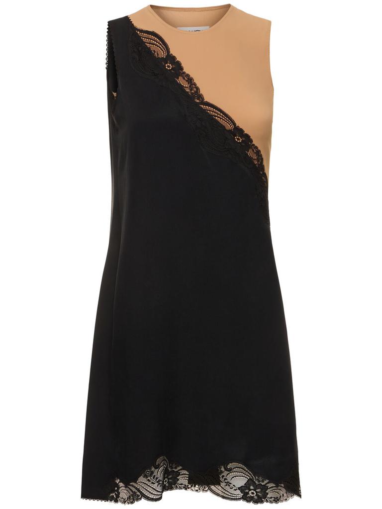MM6 Mm6 Maison Margiela Destroyed Knit Mini Dress - Dresses