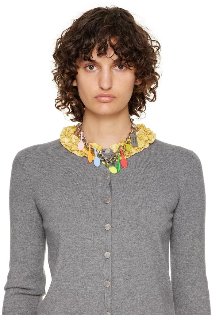 CHOPOVA LOWENA SSENSE Exclusive Silver Tennis Charm Necklace 2
