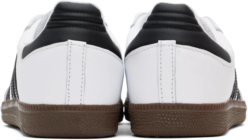 Adidas White & Black Samba OG Sneakers 2