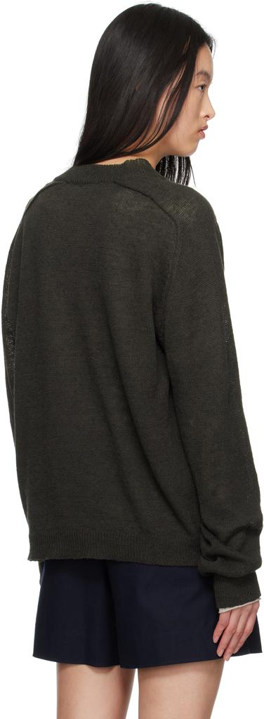 Khaki Rue V-Neck Sweater – On Sale Now with Up to 39% Off