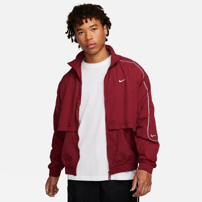 NIKE Men's Nike Sportswear Solo Swoosh Woven Track Jacket 1