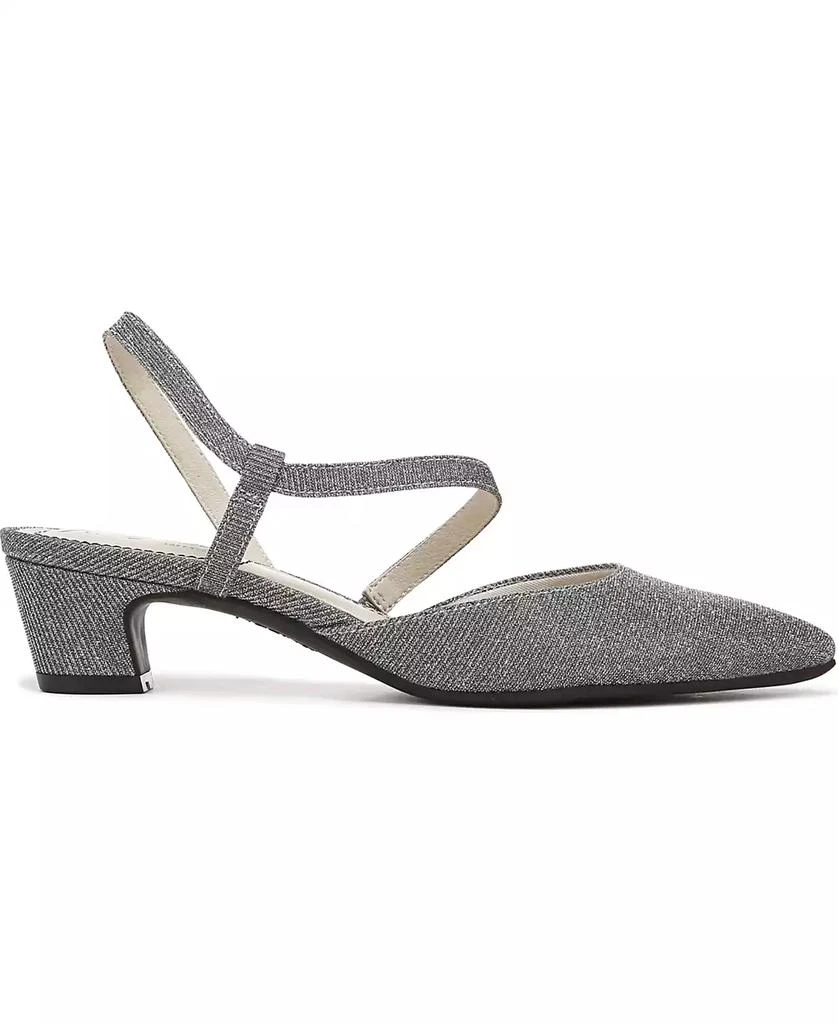 LifeStride Women's Minimalist Slingback Kitten Heel Pumps 2