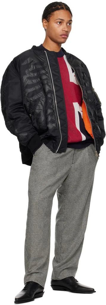 TAKAHIROMIYASHITA TheSoloist. Black Flight Bomber Jacket 4