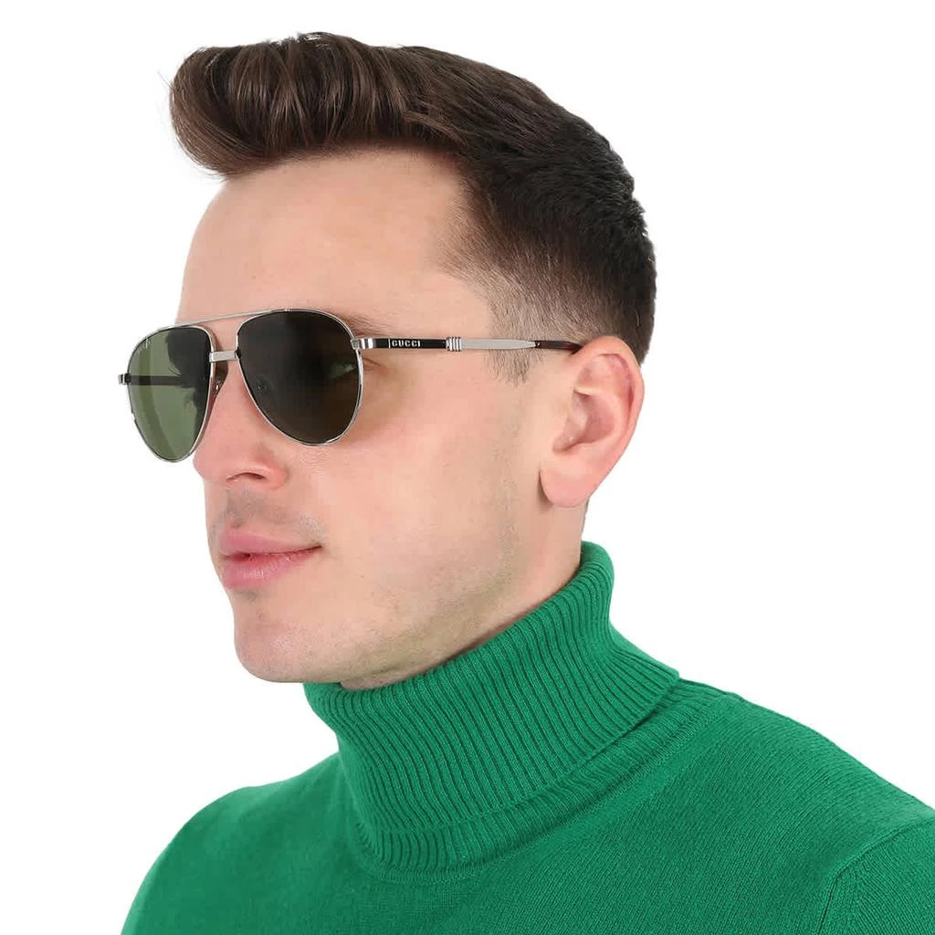 Gucci Green Pilot Men's Sunglasses GG1440S 002 59 2