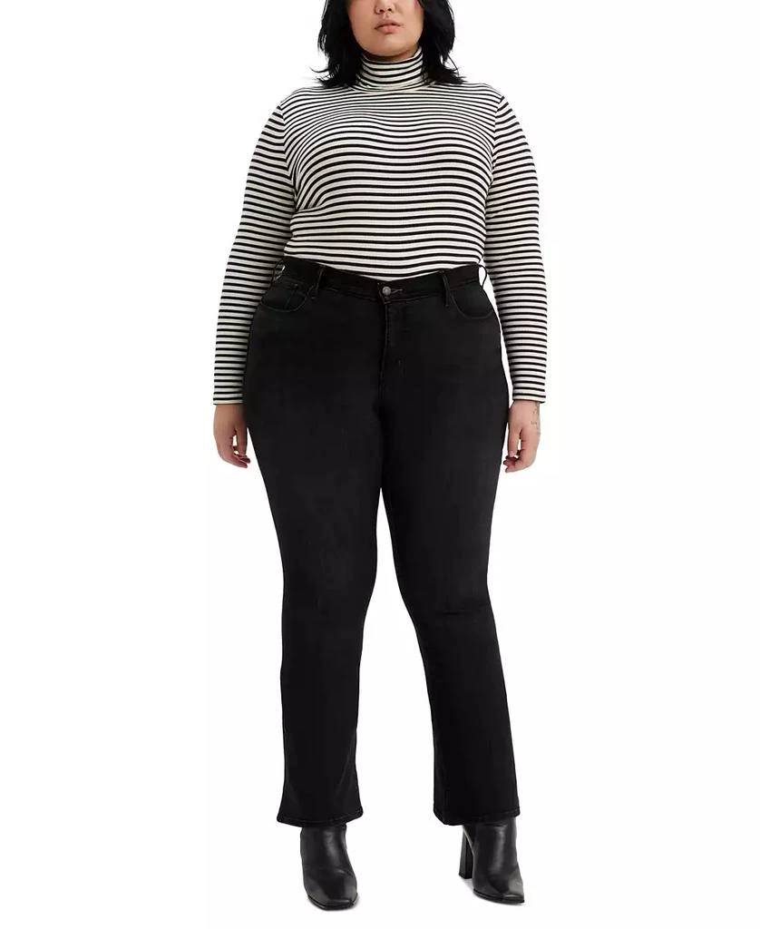 Shop Plus Size 315 Shaping Mid-Rise Bootcut Jeans on Sale at