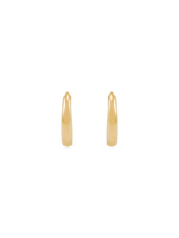 Saks Fifth Avenue 14K Yellow Gold Huggie Earrings 2