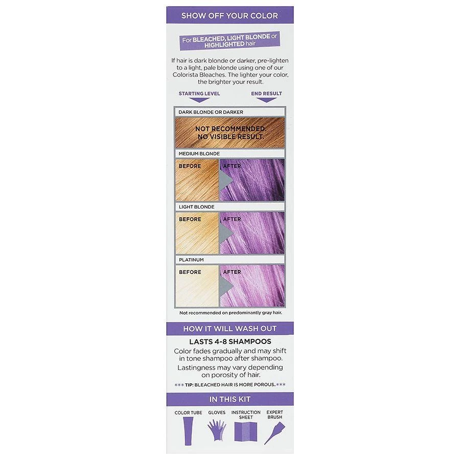 L'Oreal Paris Colorista Semi Permanent Hair Color for Blondes 5