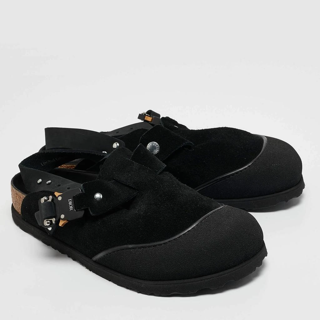 Dior DIOR x Birkenstock Black Suede Tokio Mule Sandals Size 39 4