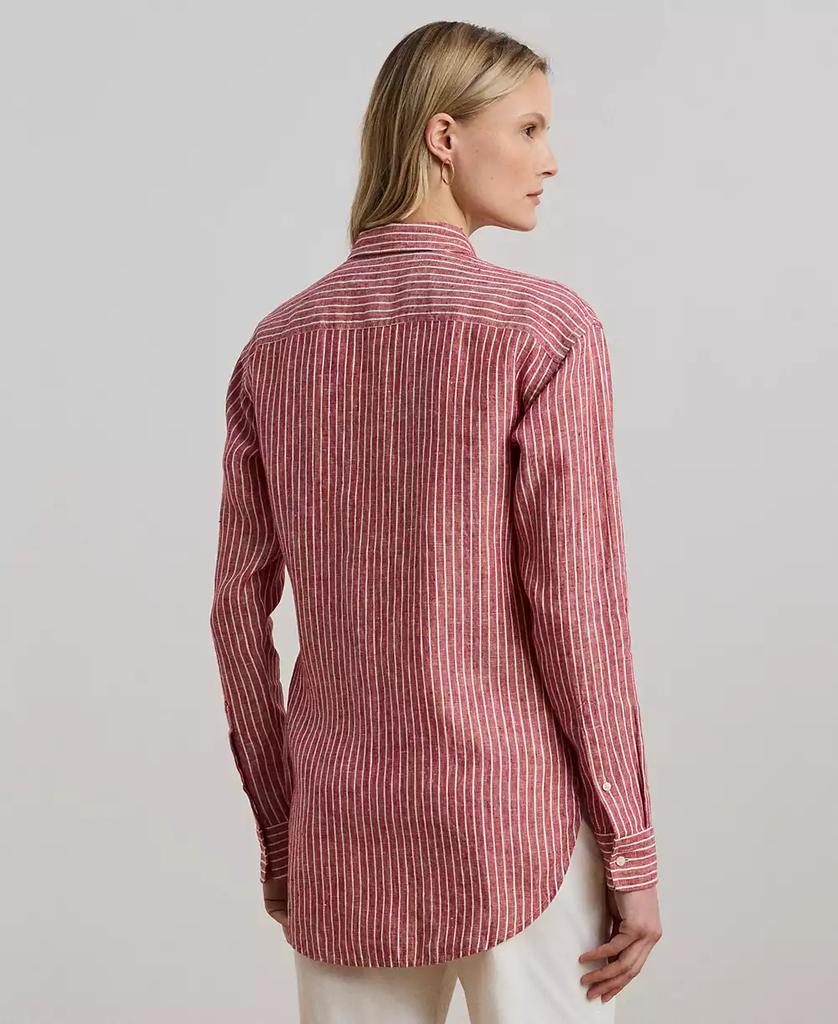Ralph Lauren Women's Relaxed-Fit Striped Linen Shirt, P/XS-3X