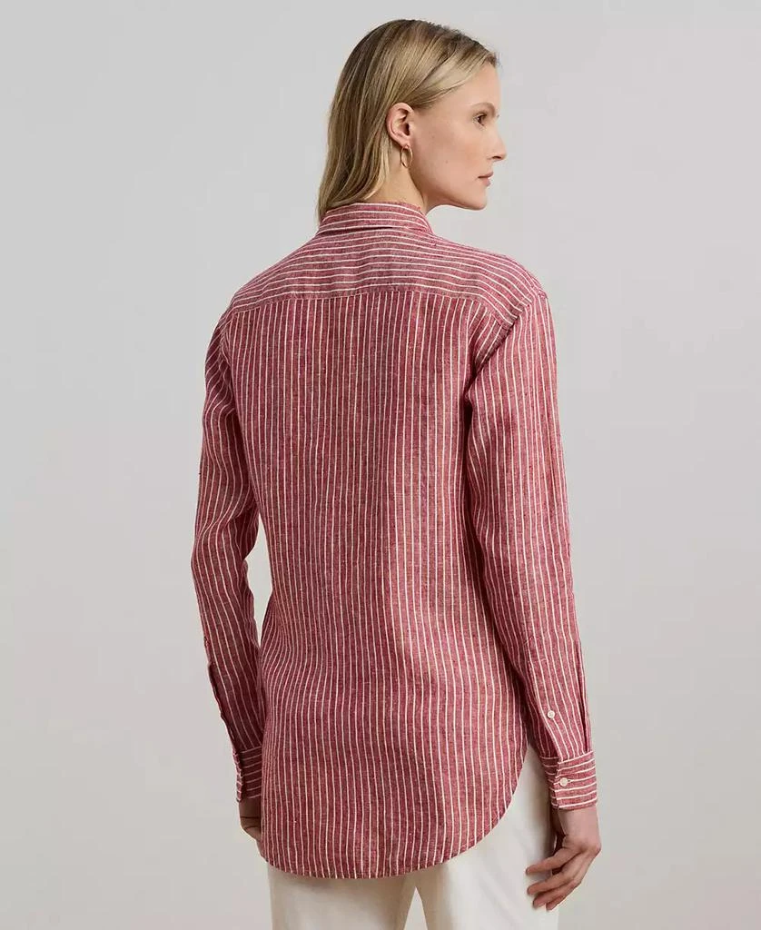 Ralph Lauren Women's Relaxed-Fit Striped Linen Shirt, P/XS-3X 2