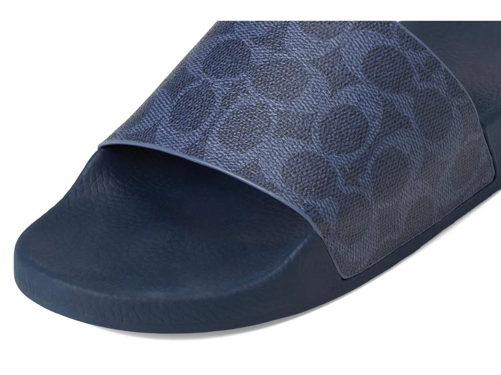 Coach Signature Coated Canvas Pool Slide 6