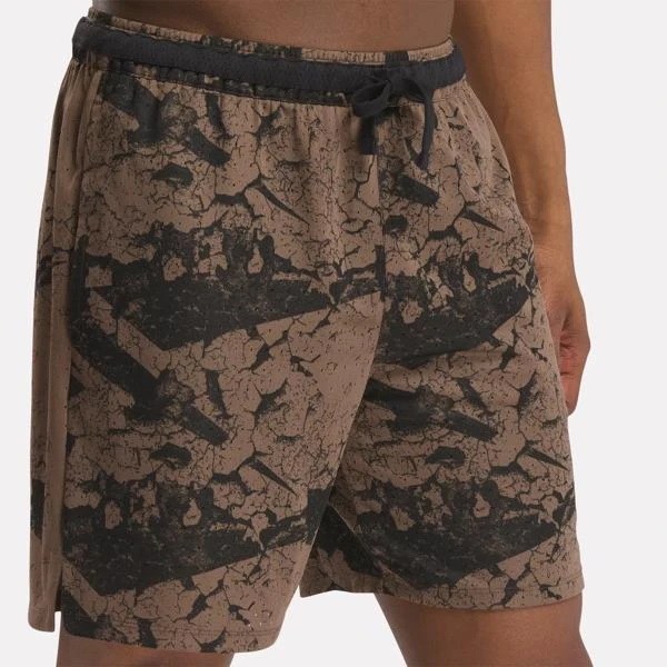 Reebok Reebok Basketball Transition Allover Print Shorts 4