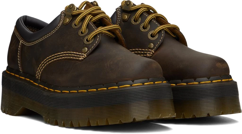 Dr. Martens Brown 8053 Arc Crazy Horse Leather Platform Derbys 4