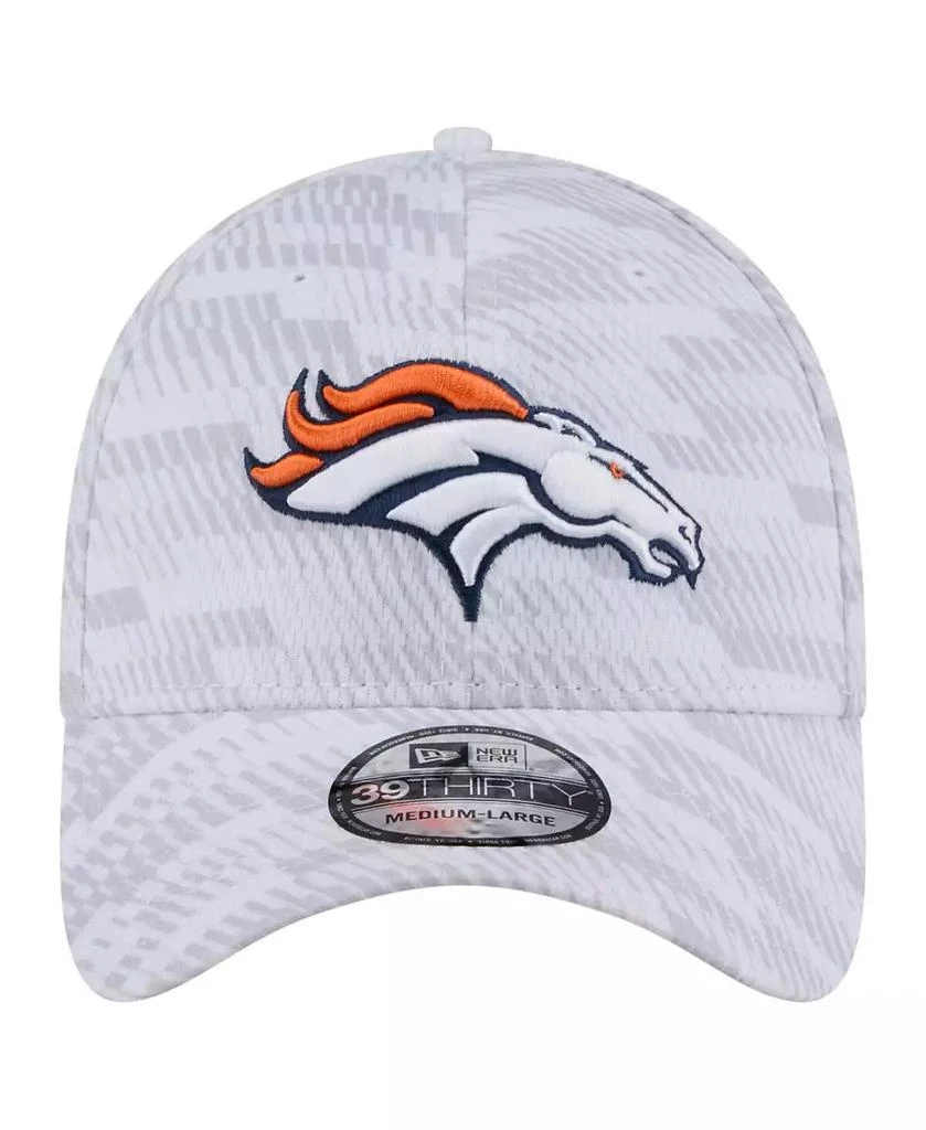 New Era Men's White Denver Broncos Gameday Graded 39THIRTY Flex Hat 2