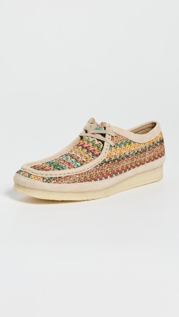 Clarks Somerset Collection Raffia Wallabee Shoes
