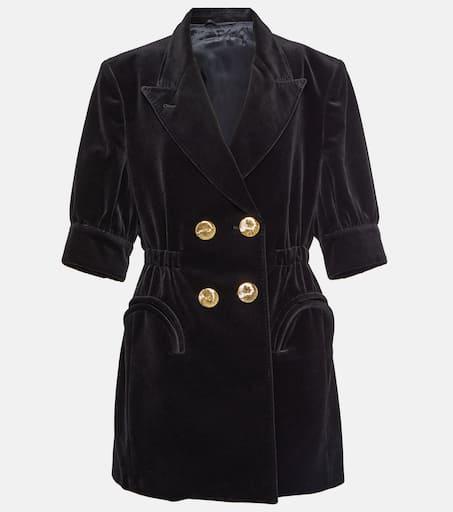 Blazé Milano Anyway cotton velvet blazer dress