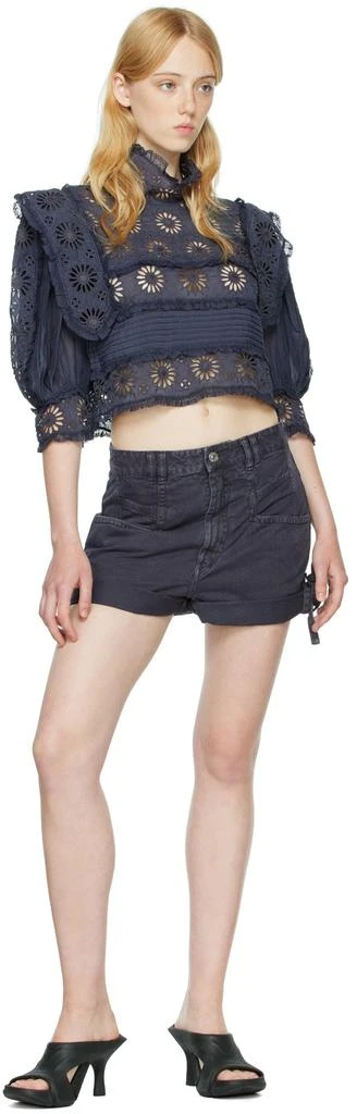 Isabel Marant Purple Naesqui Shorts 4