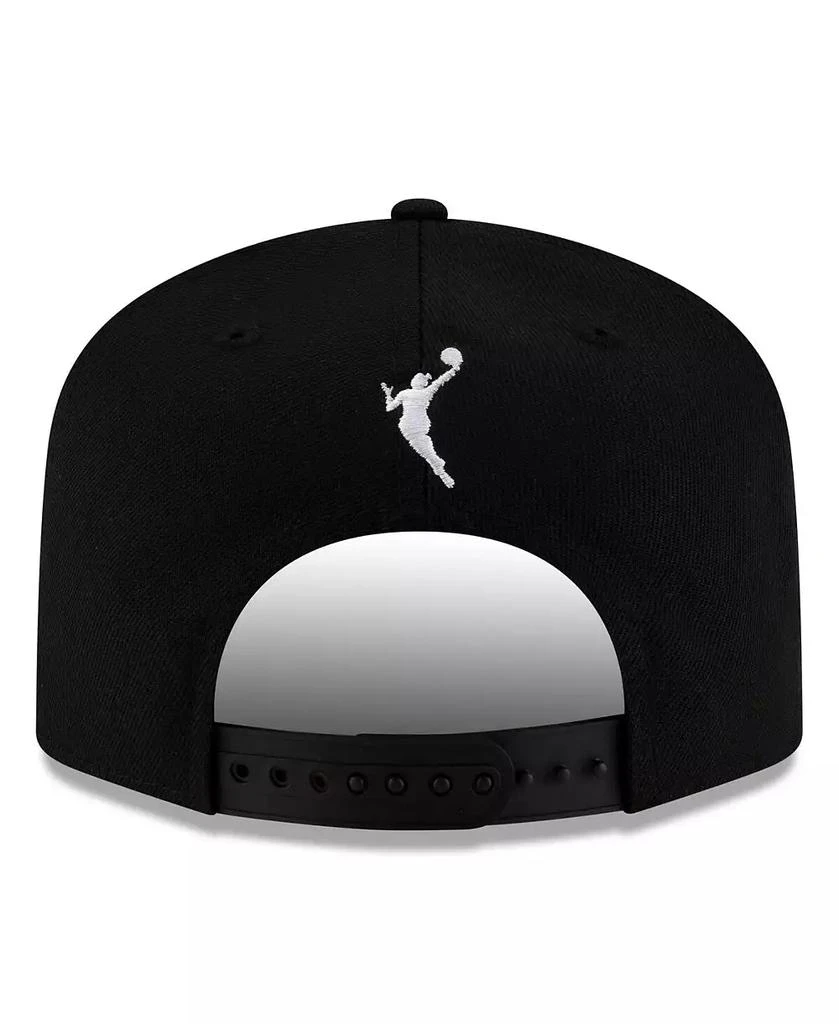 New Era Men's and Women's Black/Green New York Liberty 2025 WNBA Draft A-Frame 9FIFTY Snapback Hat 4
