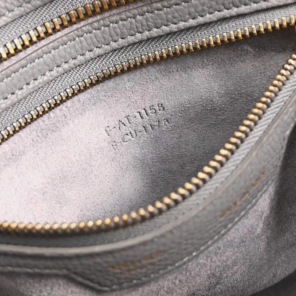 Celine Celine Gray Leather Micro Luggage Tote Bag 6